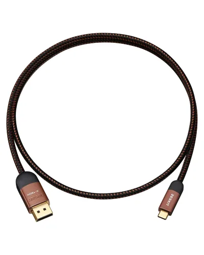 Miniatura 6 de Zeskit X-Tech - Cable USB-C a Displayport 2.1 con certificación bidireccional de 80 Gbps 16K, DP2.1 DP80 (3 pies/3.3 ft)