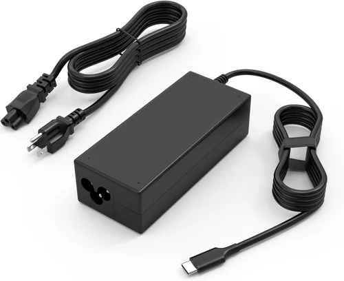 DECSZDY Cargador USB-C para portátil de 45 W compatible con computadora HP Chromebook y más adaptadores de alimentación de carga rápida USB tipo C