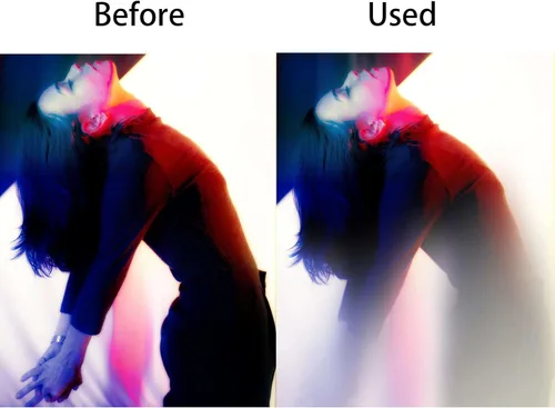 Miniatura 6 de PUYI - Filtro de dioptría dividida de 3.228 in, creativo efecto de desenfoque medio transparente para fotografía de retratos y paisajes, compatible