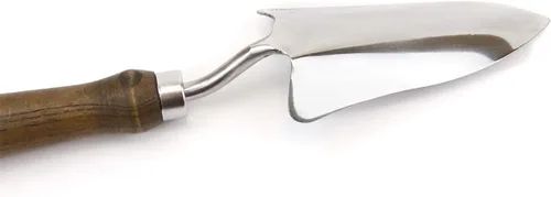 Miniatura 2 de Burpee - Pala de acero inoxidable resistente, herramienta para jardinería Nuez
