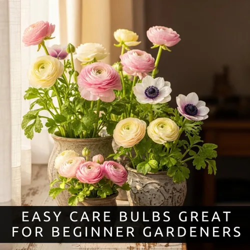 Miniatura 4 de Lovely Day - Mezcla de bulbos de flores de anémona y ranúnculo, bombillas de primera calidad para plantar, colores claros, plantas perennes fáciles