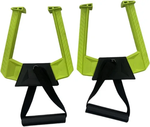 Miniatura 7 de Colaxi 2 barras de dominadas portátiles para puerta multifunción asas de barra fácil de usar, equipo de entrenamiento de fuerza para oficina de hotel