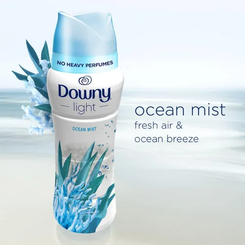 Miniatura 5 de Perlas potenciadoras de aroma ligeras para ropa Downy, aroma a Bruma del Océano, 18.2 onzas, Perlas para lavar en la lavadora diseñadas para ser