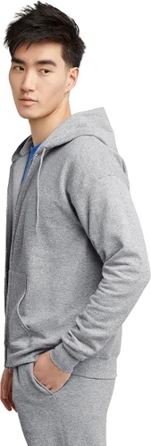 Miniatura 3 de Hanes EcoSmart - Sudadera con capucha para hombre, diseño de vellón con cremallera completa