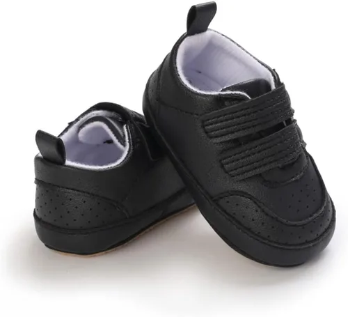 Miniatura 4 de E-FAK tenis para bebés, niñas y niños pequeños, con suela de goma antideslizante, para empezar a caminar