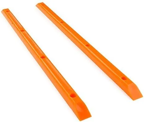 Miniatura 3 de Yocaher Patineta/Longboard Rails Costillas Huesos 14.5" Colores Azul Brillante y Neón Azul (Glow Blue)