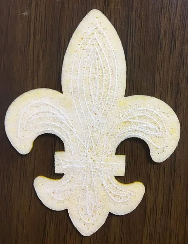 Miniatura 4 de 10 parches de lentejuelas doradas de flor de lis, parches termoadhesivos para ropa de manualidades, sombreros de vestir Modelo 5
