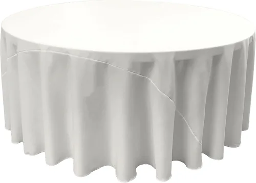 Miniatura 22 de LA Linen - Mantel redondo lavable de popelina de poliéster, resistente a manchas y arrugas, 51", mantel de tela para comedor, cocina, fiesta, Negro