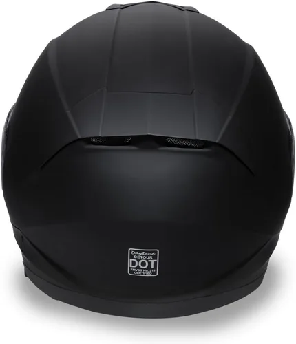 Miniatura 3 de Daytona Helmets Detour - Casco de motocicleta de cara completa – Casco de motocicleta certificado por DOT con doble visera – Casco de bicicleta