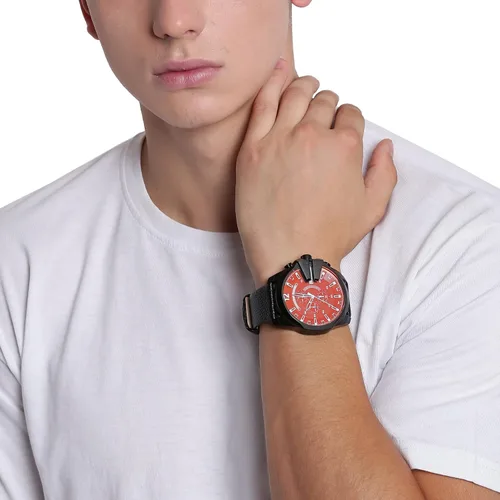 Miniatura 8 de Diesel Mega Chief - Reloj de cuarzo con cronógrafo de acero inoxidable para hombre
