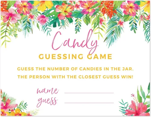 Miniatura 20 de Andaz Press Colección de baby shower, fiesta de jardín floral tropical, banderín colgante personalizado con cuerda, baby shower de Madison, 5 pies