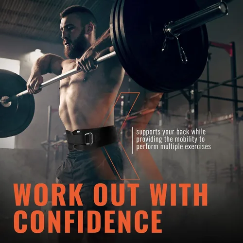 Miniatura 7 de Cinturón para levantamiento de pesas Fire Team Fit, para hombres y mujeres, de 6 pulgadas, soporte de espalda para fisicoculturismo y fitness, ideal