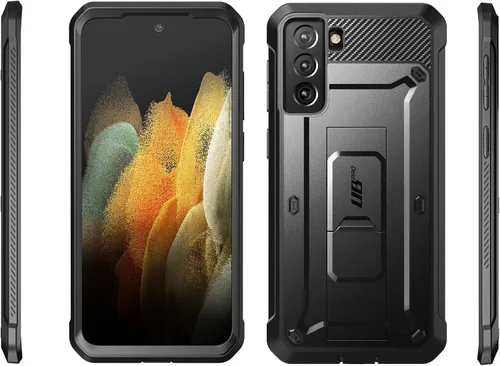 Miniatura 9 de SUPCASE Funda para Samsung Galaxy S21 5G con Satnd (Unicorn Beetle Pro), [Clip de Cinturón Integrado] Funda Protectora de Servicio Pesado Resistente