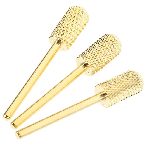 Miniatura 2 de OSALADI Brocas de carburo para uñas, 3 piezas para taladro de uñas, cutícula, brocas para uñas, brocas de carburo para uñas, brocas de uñas de acero