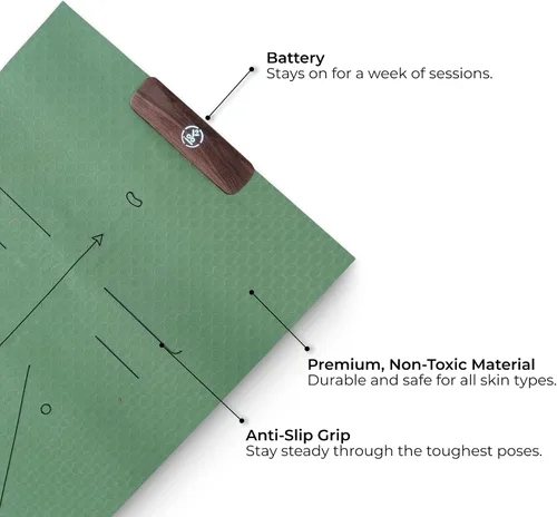 Miniatura 5 de Smart Mat Gen3 - Gris Oscuro Esterillas de Yoga Inteligentes con IA para Entrenamiento en Casa Esterillas de Yoga Ligeras de 6mm Esterillas