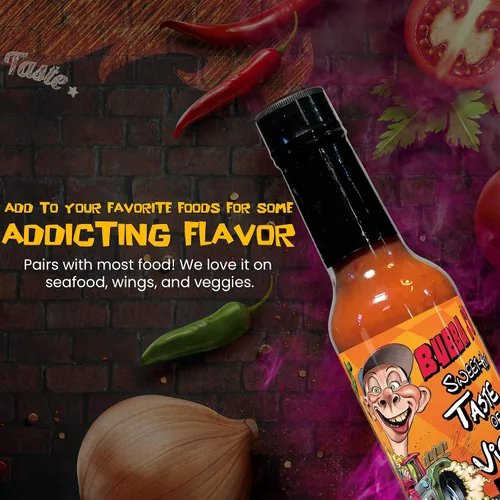 Miniatura 6 de Jeff Dunham - Salsa picante Bubba J's Mango Habanero Ideal para regalos de salsa picante - Sabor dulce y picante de la victoria (5 onzas líquidas)