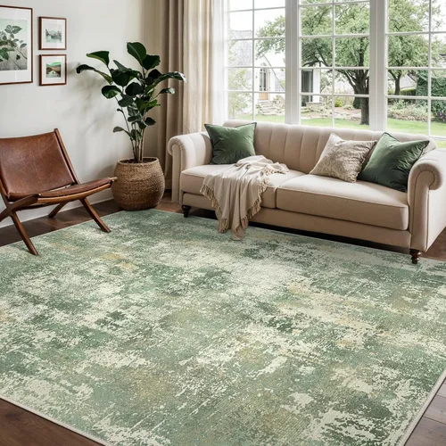 Miniatura 38 de GENIMO Alfombra antideslizante de 2 x 6 pies, lavable para pasillos de cocina, alfombras de cocina modernas abstractas, alfombra ligera de pelo bajo