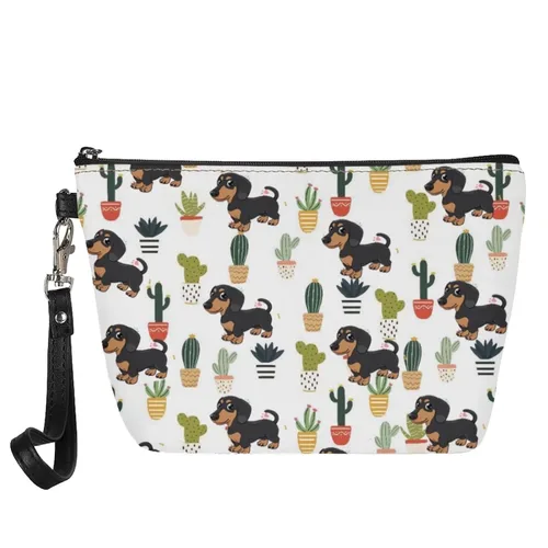 Miniatura 32 de Mumeson Patrón personalizado para mujer, bolsa de cosméticos de viaje, estuche de maquillaje, organizador de neceser de tocador
