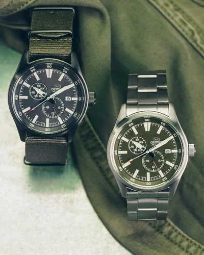 Miniatura 9 de Orient Reloj de campo automático japonés de acero inoxidable para hombre