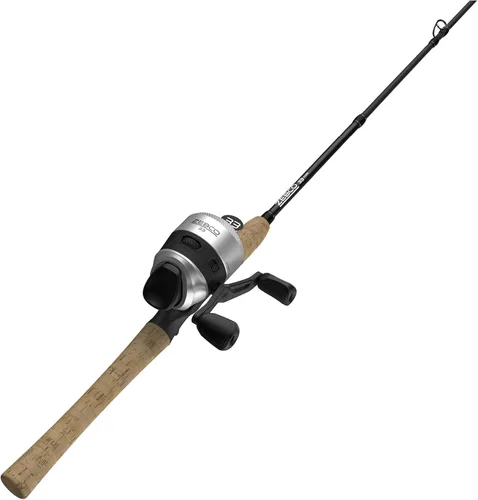 Miniatura 13 de Zebco 33 Combo de Carrete y Caña de Pescar con Corcho, Caña de Grafito con Mango de Corcho, Carrete de Pesca QuickSet Anti-Reversa con Alerta