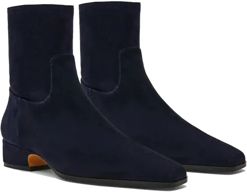 Miniatura 13 de Women's Ankle Boots Square Toe Low Chunky Block Heel Booties Comfortable Short Boots Side Zipper Booties Shoes
