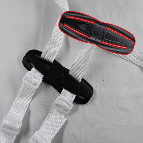Miniatura 6 de Clip de pecho para asiento de bebé, arnés de pecho de asiento de bebé, hebilla de bloqueo de hebilla, pecho de cochecito, reemplazo universal