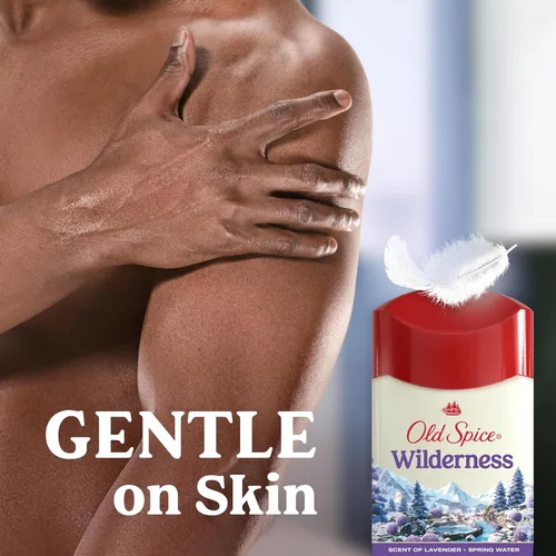 Miniatura 4 de Old Spice Desodorante antitranspirante para hombres inspirado en la naturaleza Wilderness con lavanda invisible sólido 2.6 oz