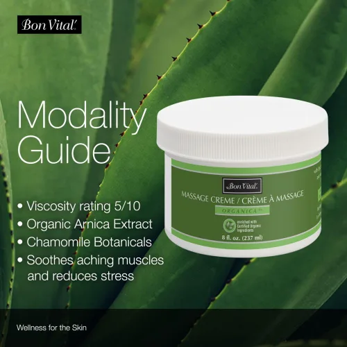 Miniatura 3 de Bon Vital 'Organica Crème hecha con ingredientes para una earth-friendly orgánico certificado y masaje relajante de masaje, orgánico Aceite