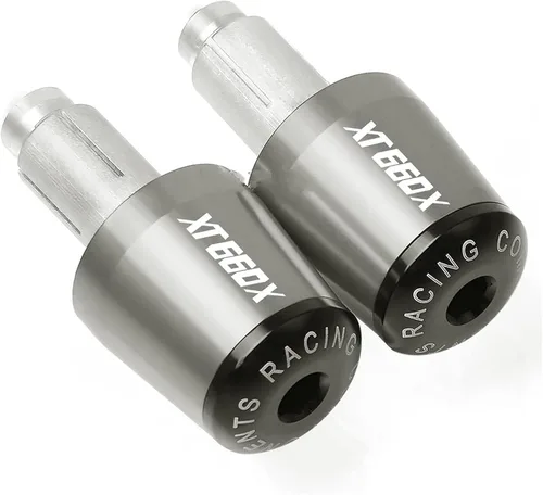 Miniatura 6 de Contrapeso motocicleta 7/8 "0.866 in manillar mano Grips mango barra extremo tapa para Yamaha XT660 X XT660X 2004-2017 2005 2006 2007 2008 2009 2010
