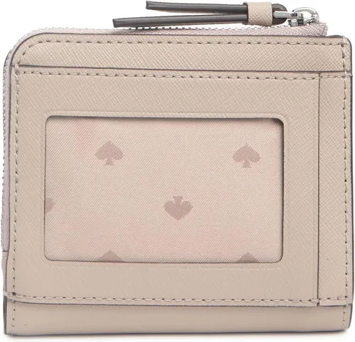 Miniatura 2 de Kate Spade New York Cameron - Cartera plegable con cremallera en L, Gris pardo apagado