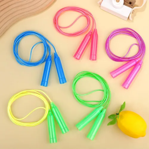 Miniatura 5 de Aodaer Juego de Cuerdas de Saltar para Niños, Coloridas Cuerdas de Saltar al Aire Libre de 7.3 Pies, Cuerdas de Saltar Ajustables para Actividad