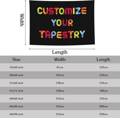 Miniatura 3 de Tapiz personalizado para cargar imágenes, diseño personalizado con foto/logotipo/texto, para colgar en la pared para bodas, festivales, cumpleaños