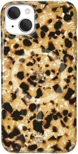 Miniatura 114 de VELVET CAVIAR Funda para iPhone 15 Pro, compatible con MagSafe, probada en caídas de 10 pies, estampado de leopardo y amatista púrpura
