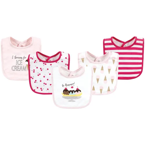 Miniatura 62 de Hudson - Babero unisex de algodón para bebé, baberos de algodón, talla única , Cactus rosa