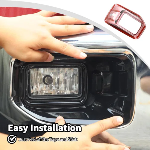 Miniatura 4 de JWWY Faros delanteros antiniebla, luces antiniebla, embellecimiento, embellecimiento, ajuste para Ford F150 2015-2020, accesorios exteriores ABS