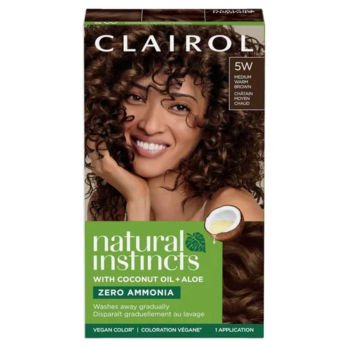 Miniatura 38 de Clairol Natural Instincts - Tinte semipermanente para el cabello, color negro azul 2BB, paquete de 1 unidad 2BB Azul Negro