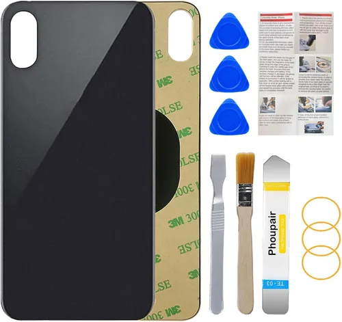 Miniatura 25 de Reemplazo de cristal trasero OEM compatible con iPhone 15 de 6.1 pulgadas con marco de cámara y lente de cámara + kit de herramientas de reparación