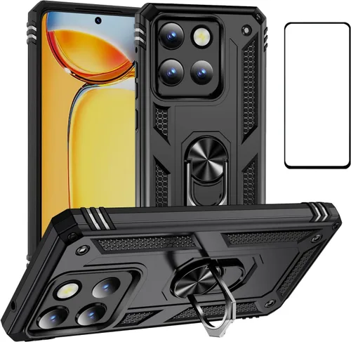 Miniatura 77 de Funda para Xiaomi redmi Note 12 Pro Plus 5G con protector de pantalla, soporte delgado protección militar a prueba de golpes Armor Defender Funda