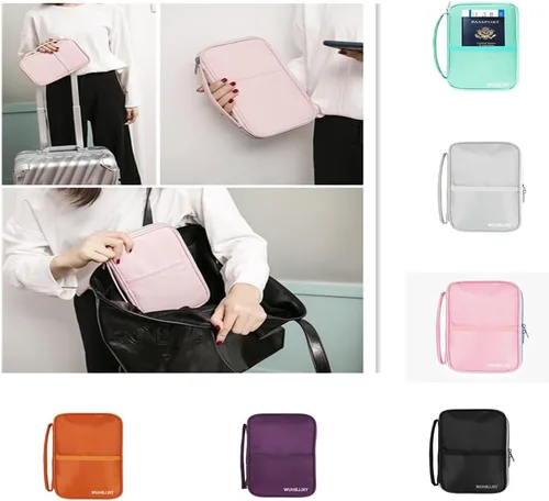 Miniatura 2 de Soporte para pasaporte, Rosado, Multifunción