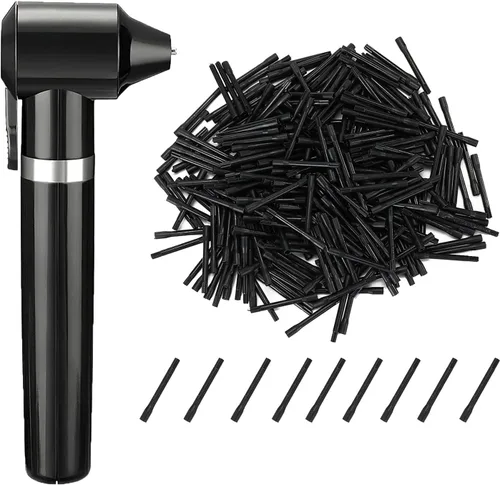 Máquina mezcladora de tinta para tatuajes, mezclador de pigmentos con 100 palitos mezcladores de tinta, mezclador de color eléctrico negro para