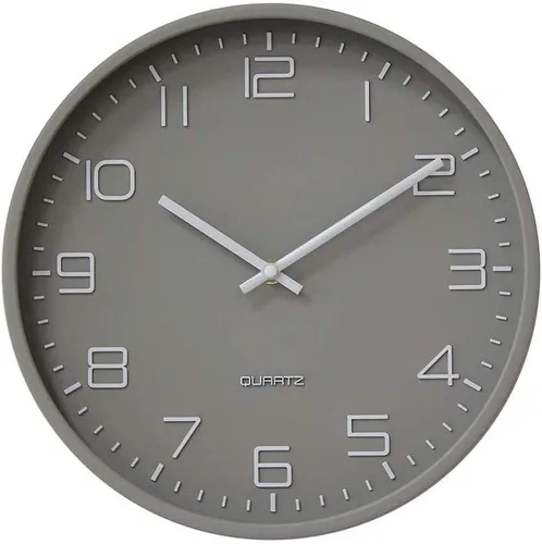 Miniatura 32 de HZDHCLH Reloj de pared de cuarzo moderno, funciona con pilas, 12 pulgadas, silencioso, sin tictac, números 3D, reloj redondo para pared, reloj