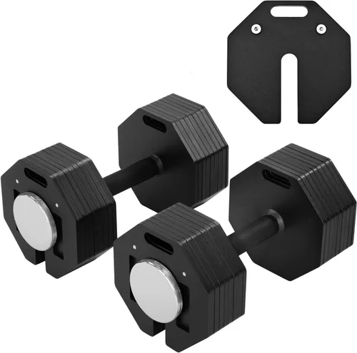 Adjustable Dumbbell Sets, Each 50/80/90/110/120LB Pairs Durable Steel Build, Free Weights Dumbbells Set of 2 with Anti-slip Handle, For Full Body