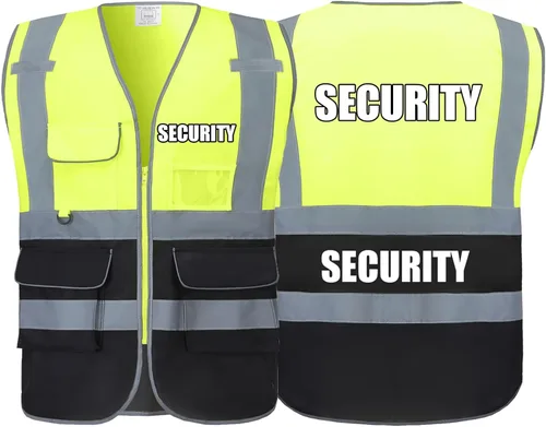 Miniatura 8 de Chaleco de seguridad personalizado BeautyWill con logotipo personalizado Clase 2, chaleco reflectante de alta visibilidad con bolsillos, ropa