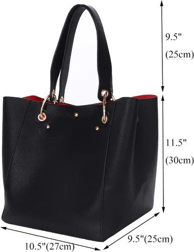 Miniatura 2 de sqlp Bolsa grande de trabajo para mujer, bolsos de diseñador y bolsos de mano, bolsas grandes de cubo para mujer, bolso cruzado de viaje