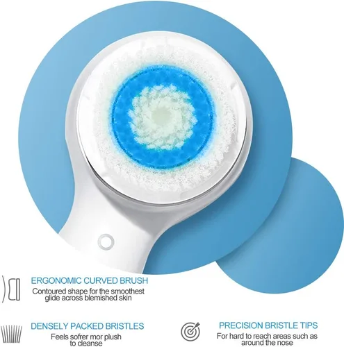Miniatura 4 de Cabezales de cepillo de limpieza facial, reemplazos de cabezal de cepillo facial compatibles con Clarisonic Mia 1, Mia 2, Mia Fit, Alpha Fit, Smart