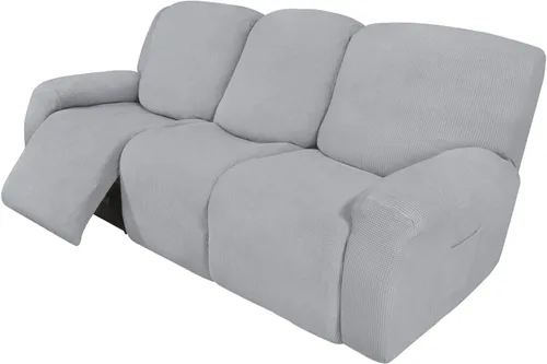 Miniatura 94 de Easy-Going - Funda elástica para sofá reclinable y sofá cama, 6 piezas, protector de muebles, suave, parte inferior elástica, tela jacquard