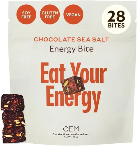 Miniatura 10 de GEM Energy Caffeinated Bite Energía Holística y Sostenida Apoya el Metabolismo, la Estamina y la Resistencia 40 mg de Cafeína, Raíz