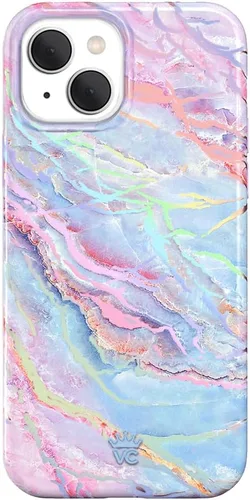 Miniatura 51 de VELVET CAVIAR Funda para iPhone 15 Pro, compatible con MagSafe, probada en caídas de 10 pies, con purpurina Galaxy Purpurina (Galaxy glitter)