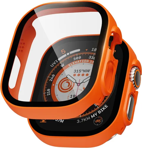 Miniatura 9 de Juego de 2 fundas de PC duro para Apple Watch SE 3 (2025) / SE2 / SE / Series 6/5/4, protector de pantalla de 40 mm, con protector de pantalla