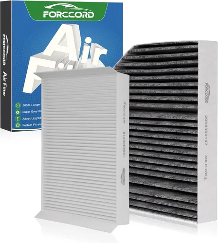 Miniatura 12 de Combo de Filtro de Aire de Cabina y Motor Forccord Compatible con Honda Civic 2016-2025 2026 2.0L, HR-V 2023-2026 2.0L Filtro de Cabina de Carbón